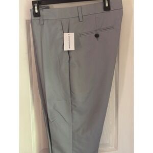 Amazon Essentials Dress Pants Mens 34x29 Light Grey Slim Fit Recycled NEW